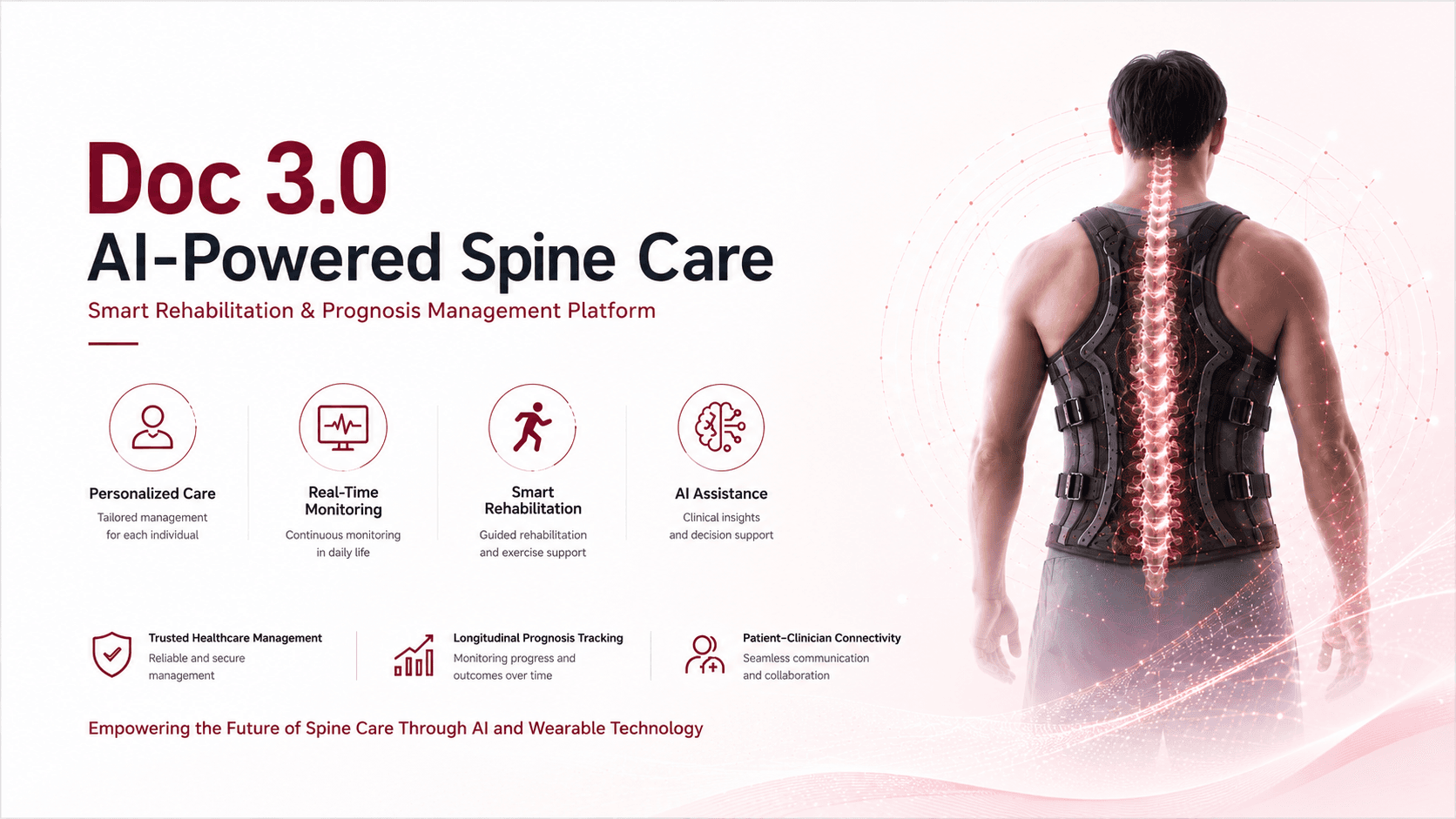 Doc 3.0: AI-Powered Spine Prognosis Management Platform with Smart Exoskeleton